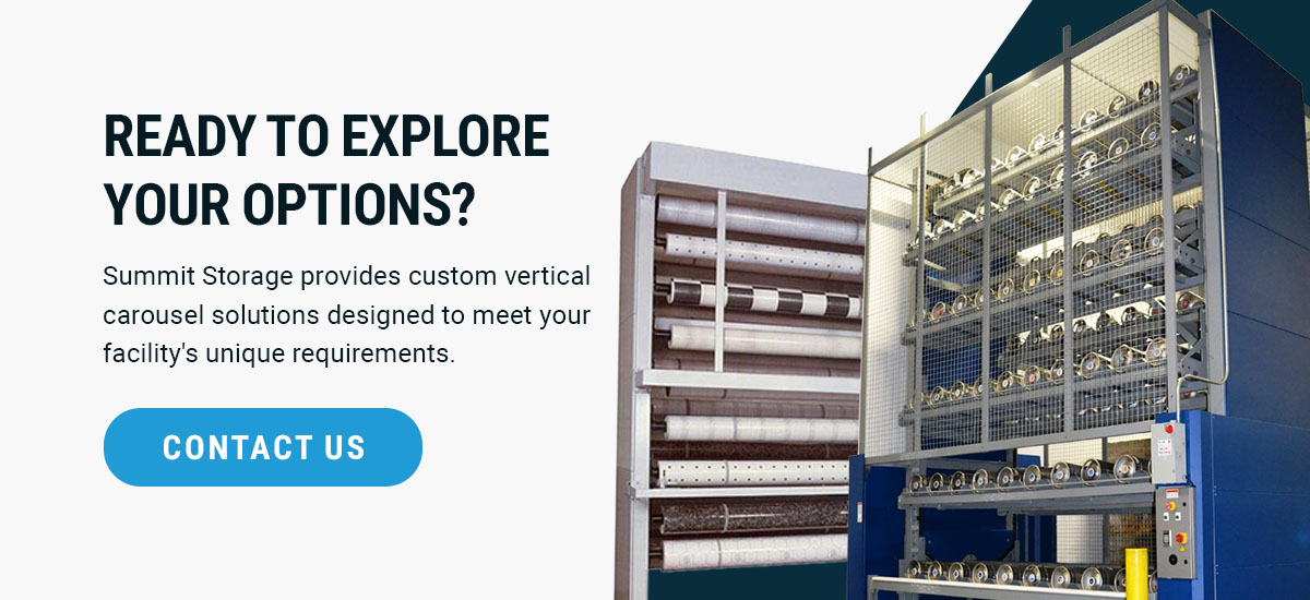summit storage provides custom vertical carousel solutions